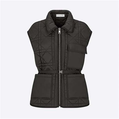 Macrocannage Jacket Black Quilted Technical Taffeta 